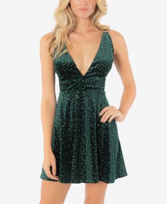 macy's velvet dresses