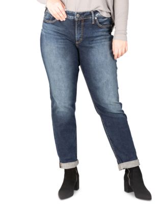 macys plus size boyfriend jeans