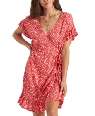 juniors wrap dress