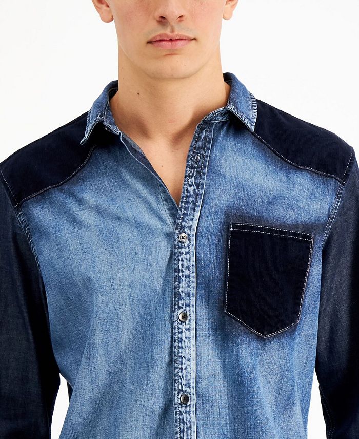 INC International Concepts INC Men's Pieced Colorblocked RegularFit