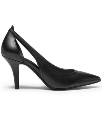 michael kors black pumps macy's