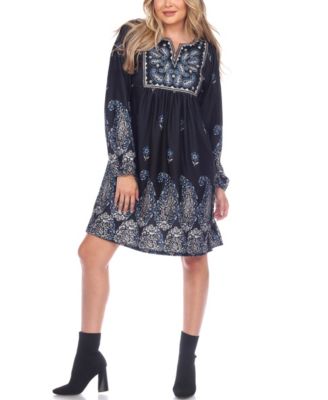 macy's white sweater dress