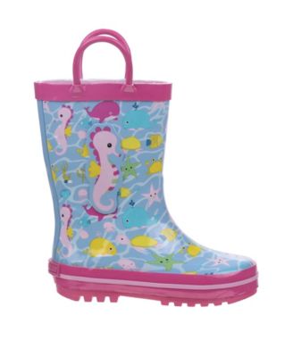macy's ladies rain boots