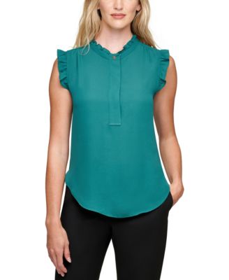 macys petite sleeveless tops