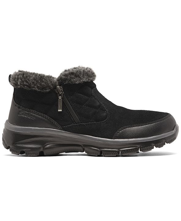 skechers relaxed fit easy going high zip women's ankle boots