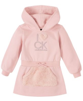 pink calvin klein hoodie