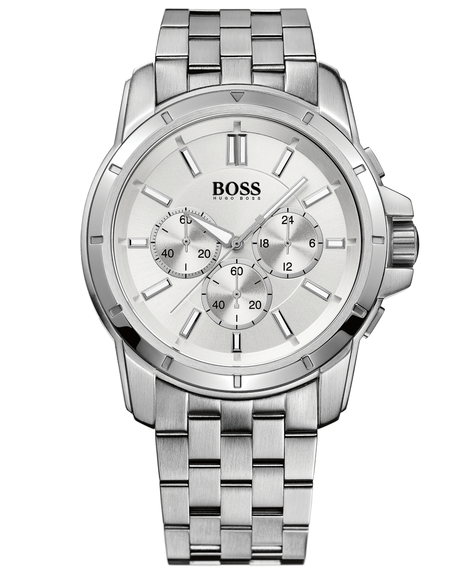 Hugo Boss Watch, Mens Chronograph Origin Stainless Steel Bracelet 46mm 1512929   Watches   Jewelry & Watches
