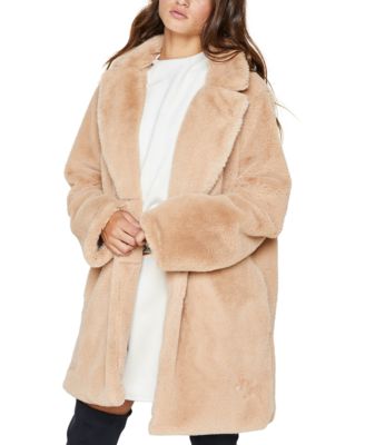 sage faux fur coat