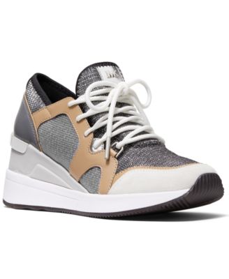 michael kors liv trainer signature logo sneakers