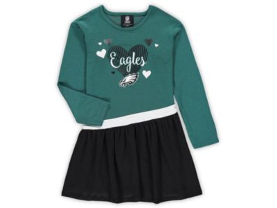 philadelphia eagles toddler dress