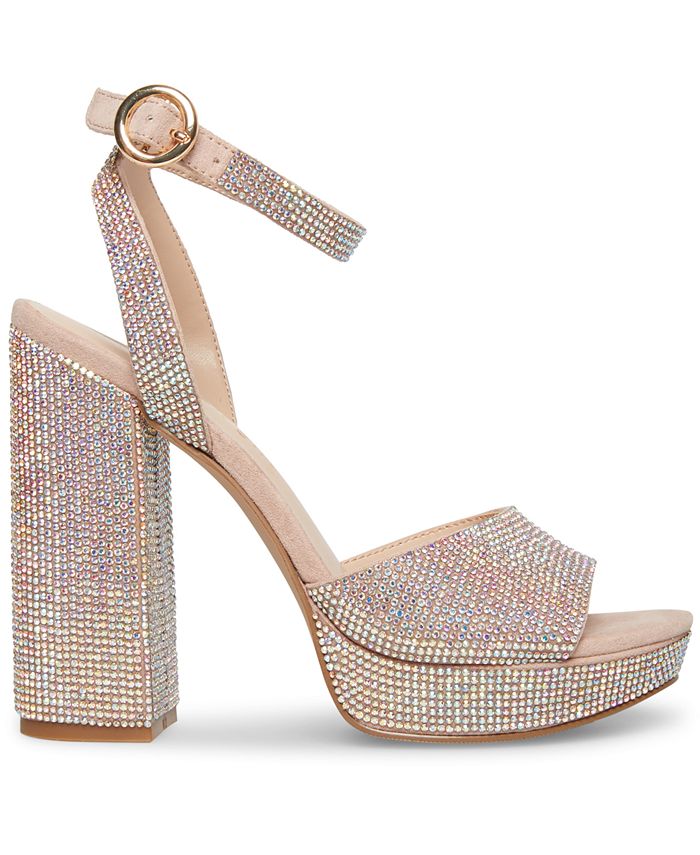 summit rhinestone platform sandals