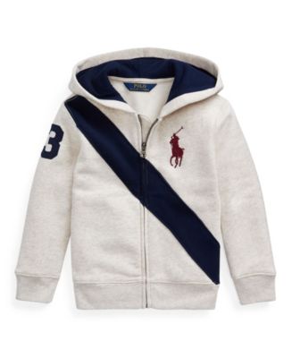 kids polo hoodie