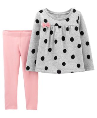 baby polka dot leggings