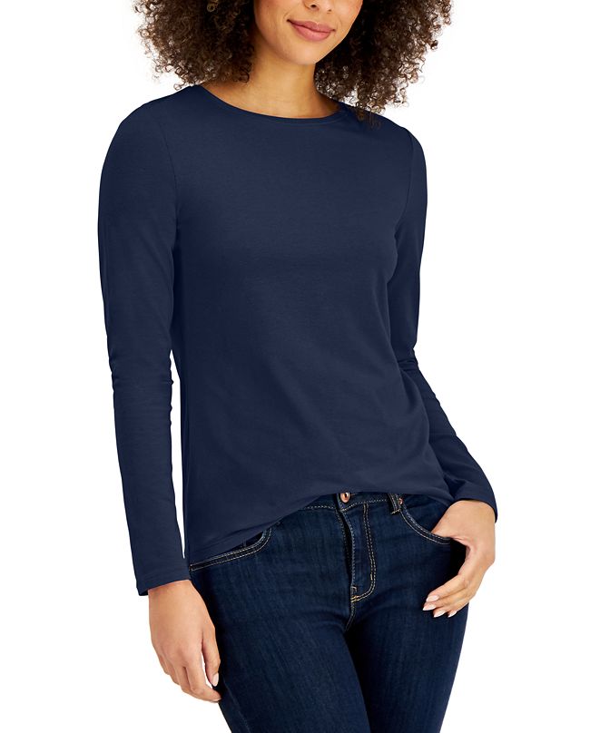 Style & Co LongSleeve Top, Created for Macy's & Reviews Tops Women