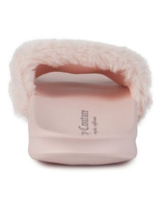 juicy couture fuzzy slides