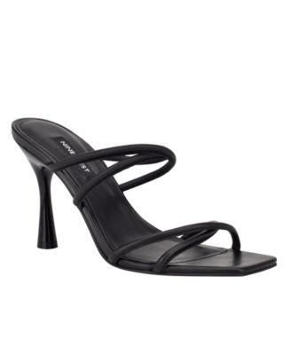 nine west square toe sandals