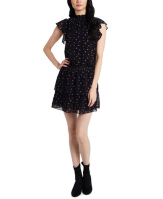 macys flutter sleeve dress