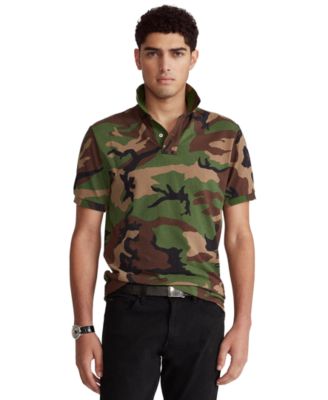 camouflage polo shirt