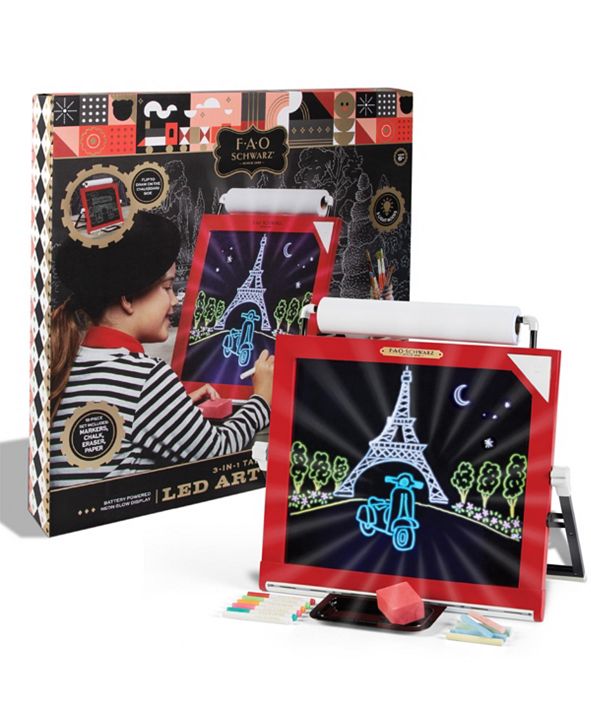 FAO Schwarz Toy Easel Tabletop LED 3 in 1 STEM & Reviews