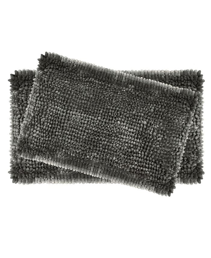 Laura Ashley Butter Chenille Bath Mat Set Of 2 Reviews Bath Rugs Bath Mats Bed Bath Macy S Plush surface wicks away water for quick drying and long lasting beauty. macy s