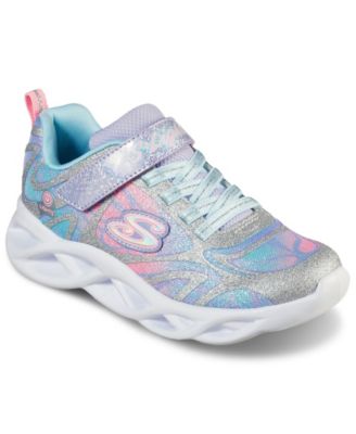 girls slip on skechers