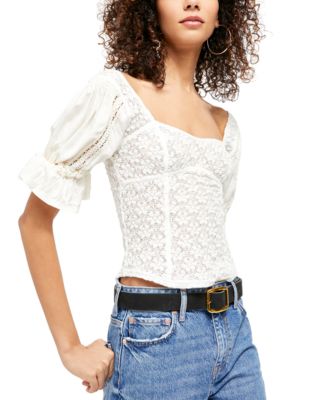 free people crochet top