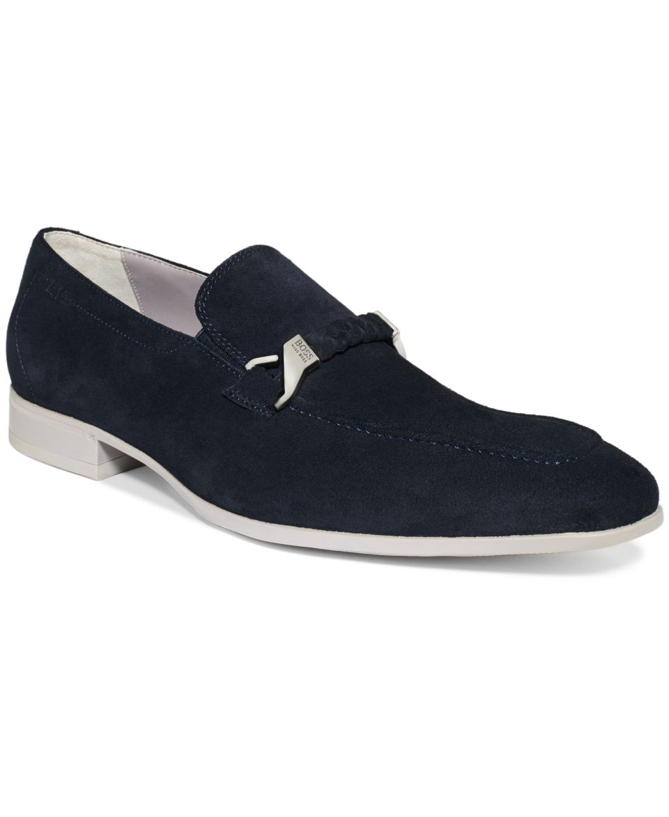 Hugo Boss Vermillo Suede Loafers   Shoes   Men