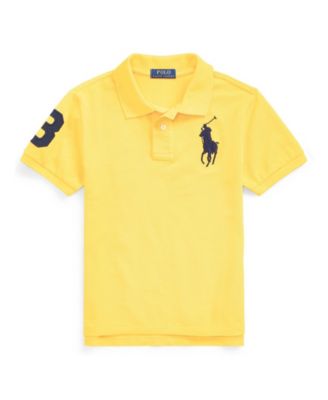 yellow ralph lauren polo shirt