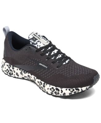 brooks leopard running sneakers snow revel shoes