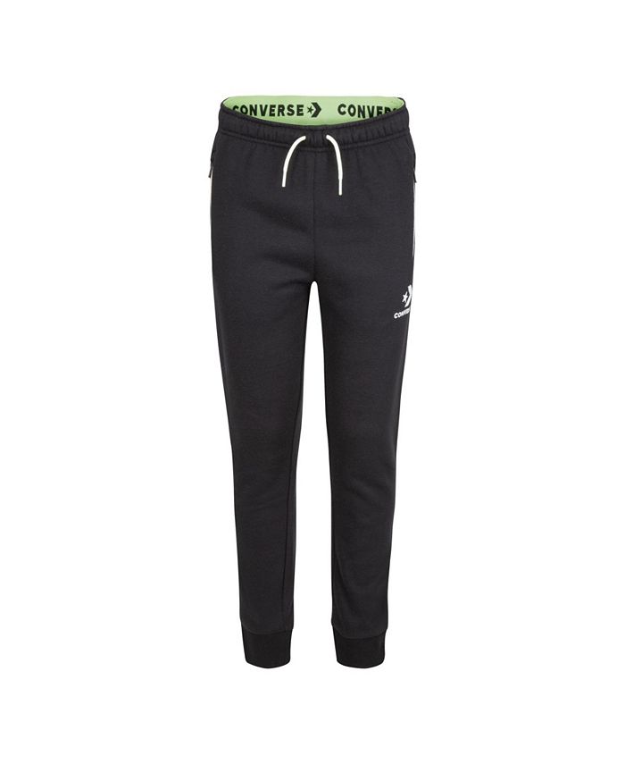 Converse Big Boys Fleece Logo Joggers & Reviews - Leggings & Pants - Kids - Macy's