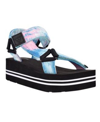 athletic platform sandals