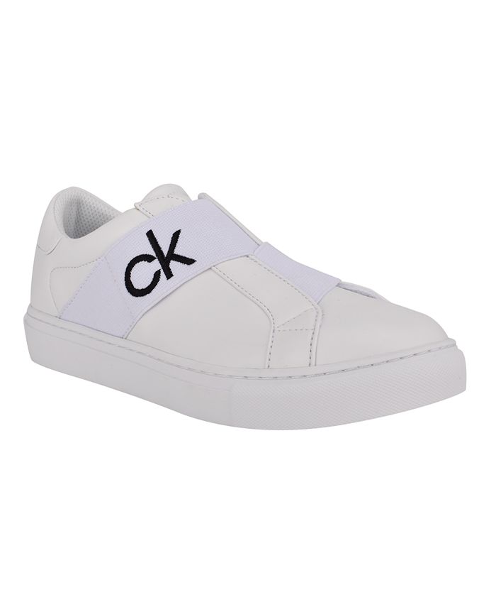 calvin klein women's slip on sneakers