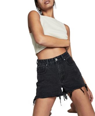 mom shorts cotton on