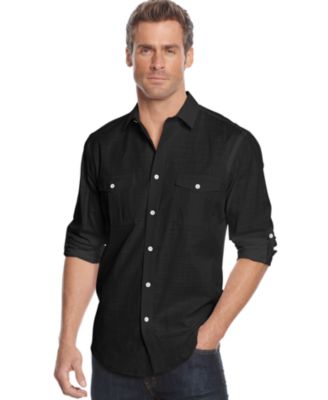 macys mens shirts long sleeve