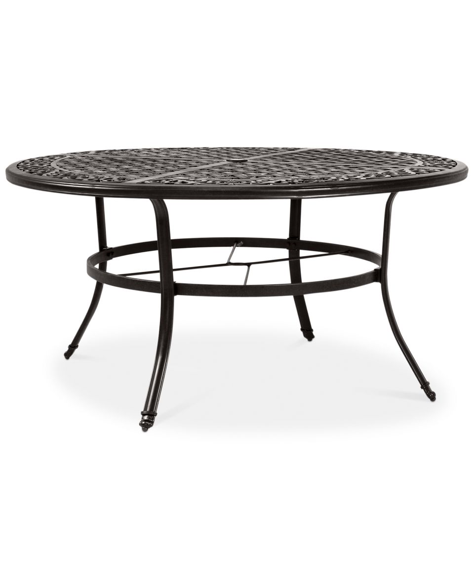 Aluminum 60 Round Outdoor Dining Table   Furniture