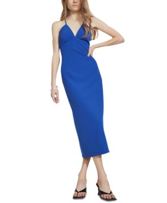 macy's cobalt blue dress