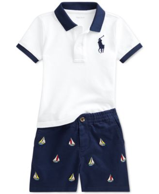 boys white ralph lauren shirt