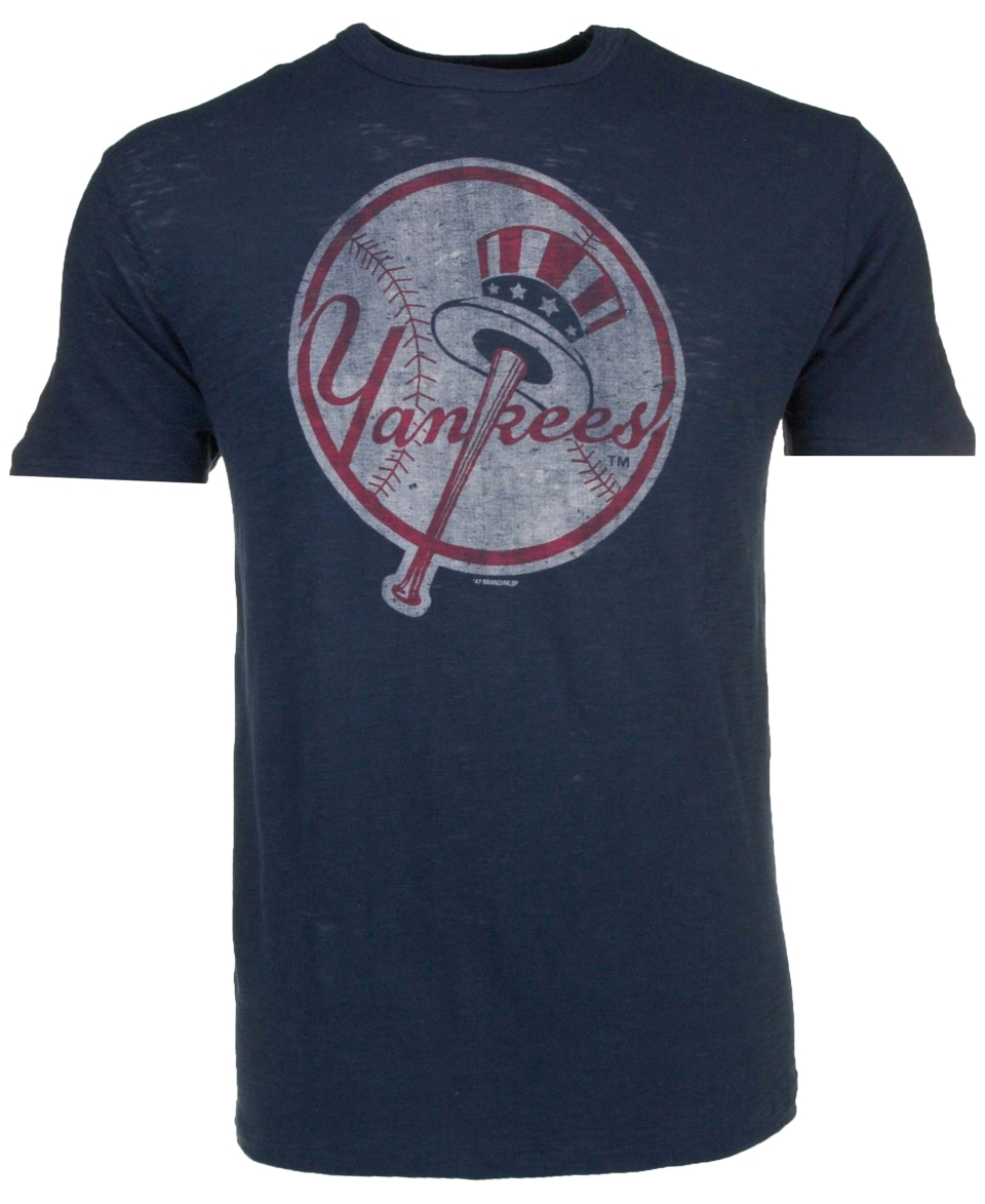 47 Brand Mens New York Yankees Scrum T Shirt   Sports Fan Shop By Lids   Men