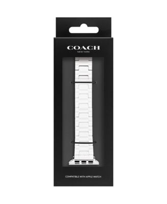 white ceramic apple watch band