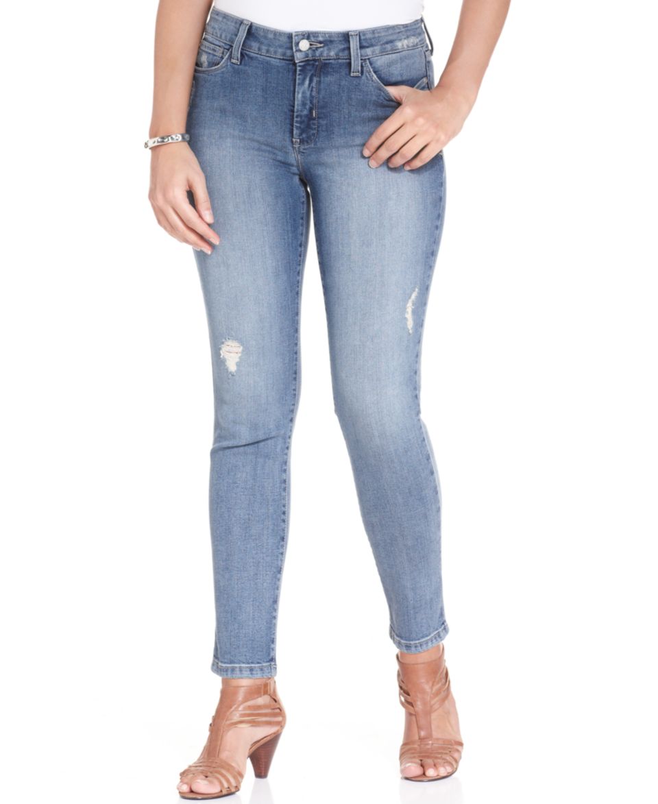 NYDJ Petite Straight Leg Jeans, Burbank Wash   Jeans   Women