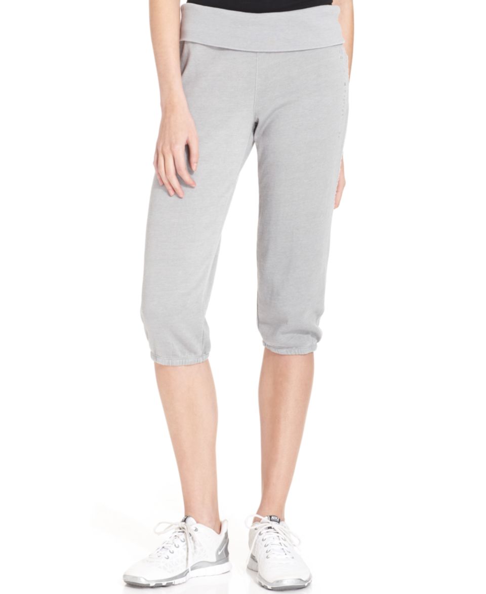 Calvin Klein Performance Foldover Cropped Sweatpants