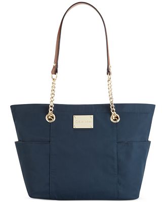 Calvin Klein Nylon Tote - Handbags & Accessories - Macy's