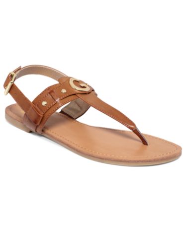 G by GUESS Women's Lundon Flat Thong Sandals - Sandals - Shoes - Macy's