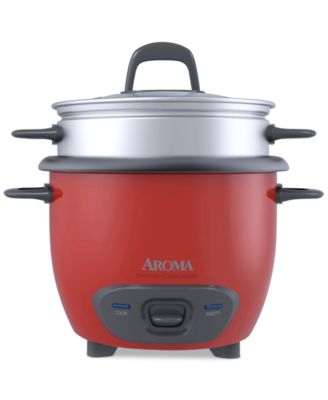 Рисоварка Aroma ARC-743-1GR на 6 чашек, красная