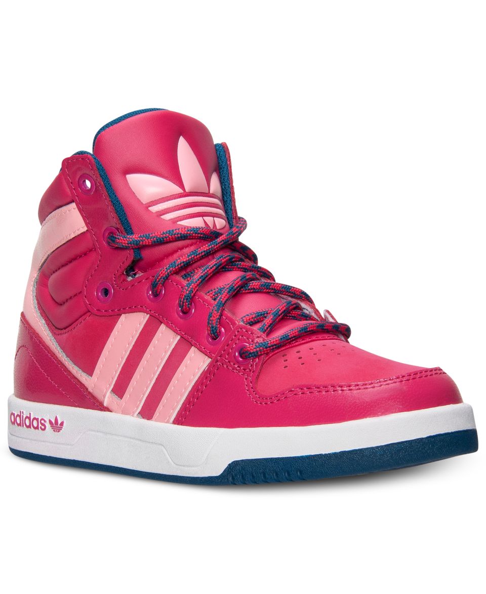 adidas Kids Shoes, Girls Originals Hardcourt Hi 2.0 Casual Sneakers from Finish Line   Kids Finish Line Athletic Shoes