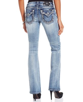 Miss Me Rhinestone Bootcut Jeans - Jeans - Women - Macy's