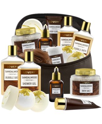 Подарочный набор для ухода за телом Lovery Sandalwood, расслабляющий домашний Спа-набор, 10 предметов без цвета