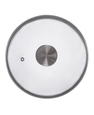 Стеклянная крышка Victoria с ручкой из нержавеющей стали для 6,5-дюймовой сковороды