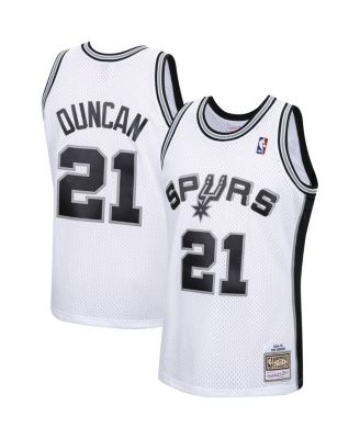 Мужская майка Tim Duncan White San Antonio Spurs 1998-99 