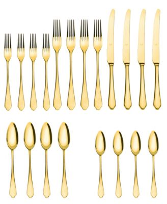 Набор столовых приборов Dolce Vita Mirror Oro, 20 предметов